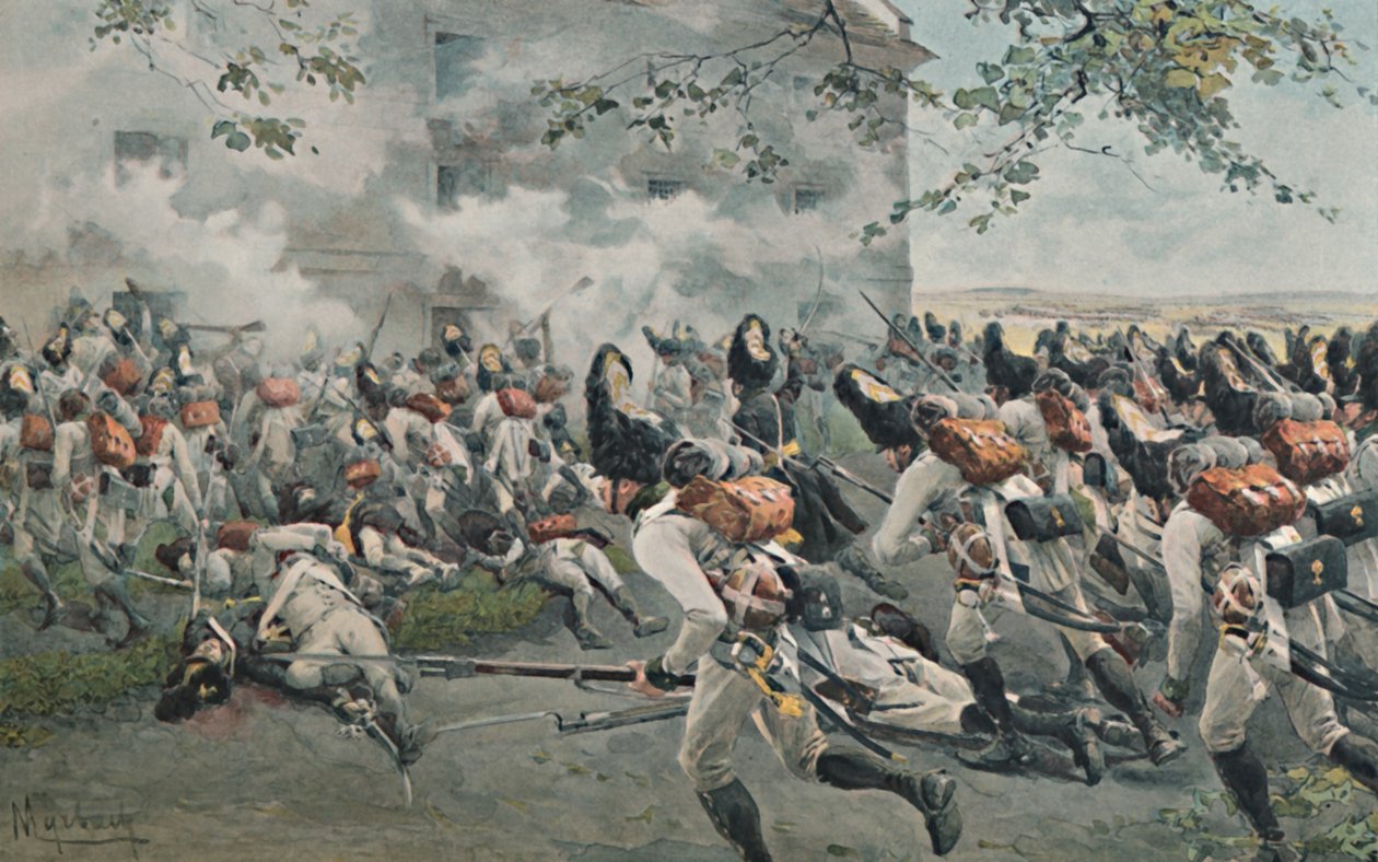 Makasiinin puolustaminen Esslingissä, 1809, 1896 tekijältä Unbekannt