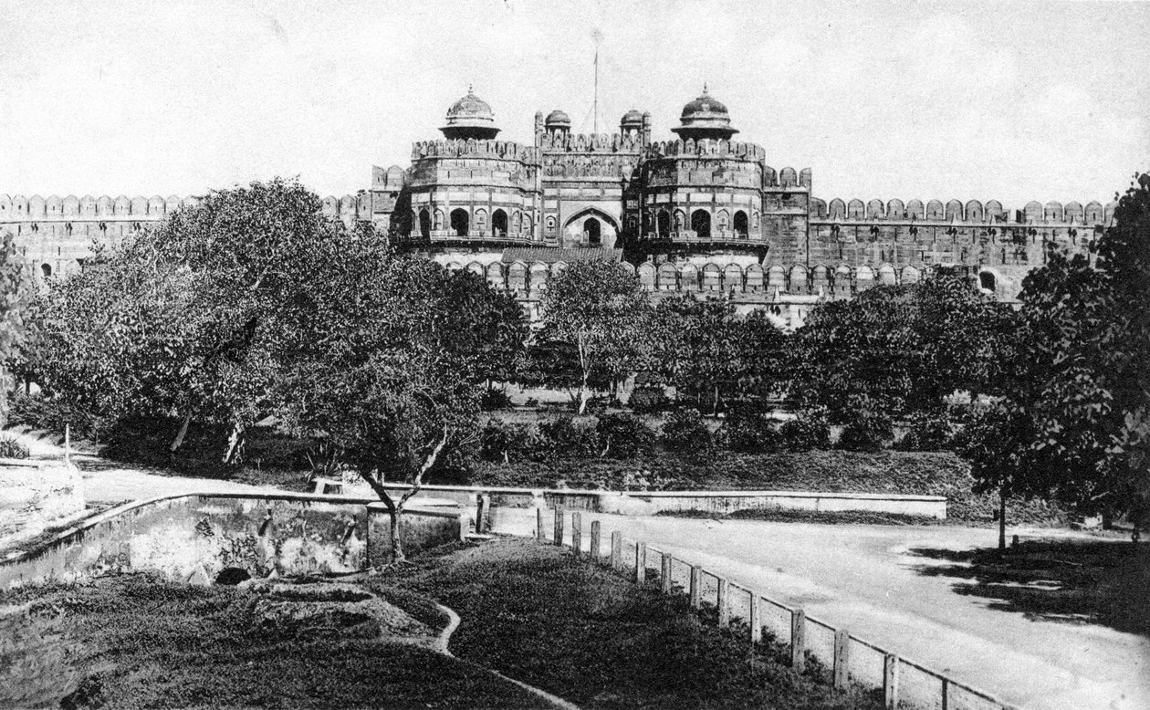 Delhi Gate, Fort Agra, 1900-luku tekijältä Unbekannt