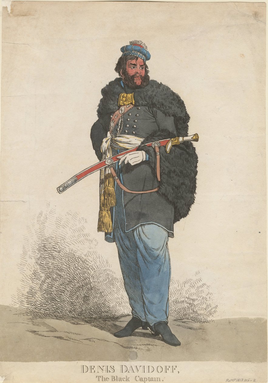 Denis Davydov 1784-1839, 1813 tekijältä Unbekannt