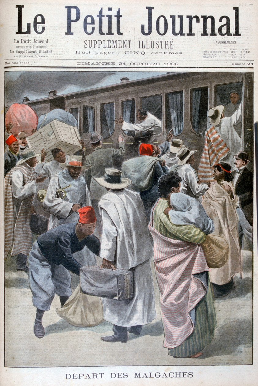 Madagascanin lähtö, vuoden 1900 maailmannäyttely, Pariisi, 1900 tekijältä Unbekannt