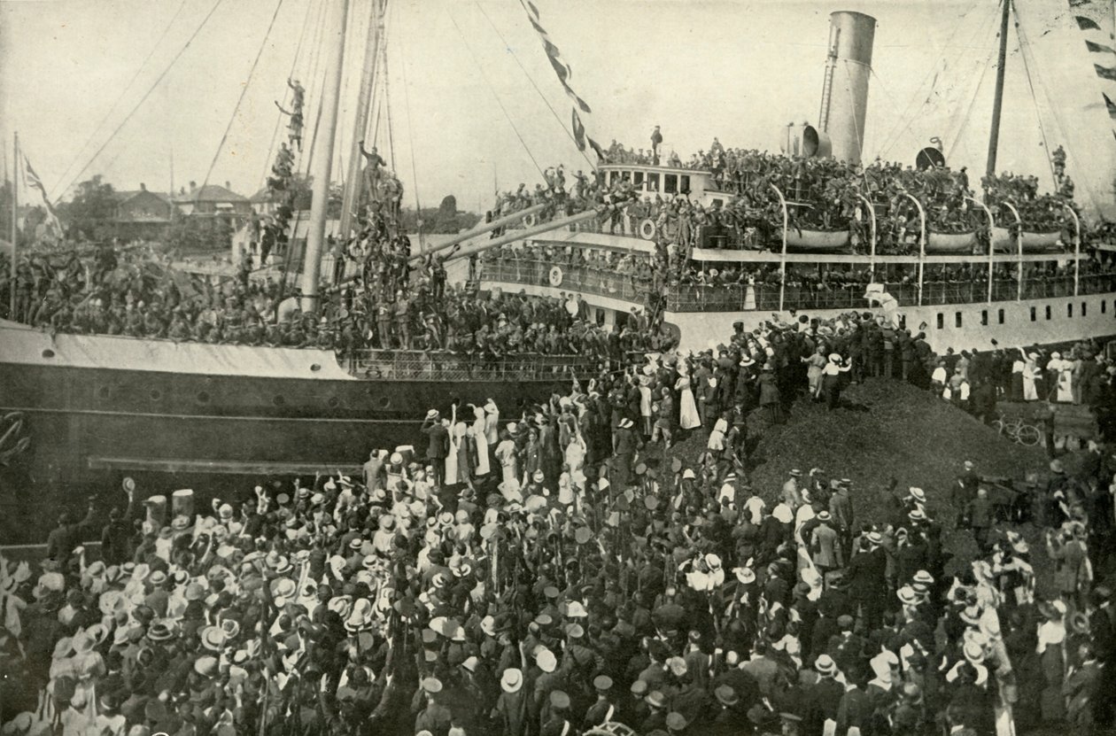 Viktoriaanisen eKr. lähtö Kontingentti, 1914, 1919. tekijältä Unbekannt
