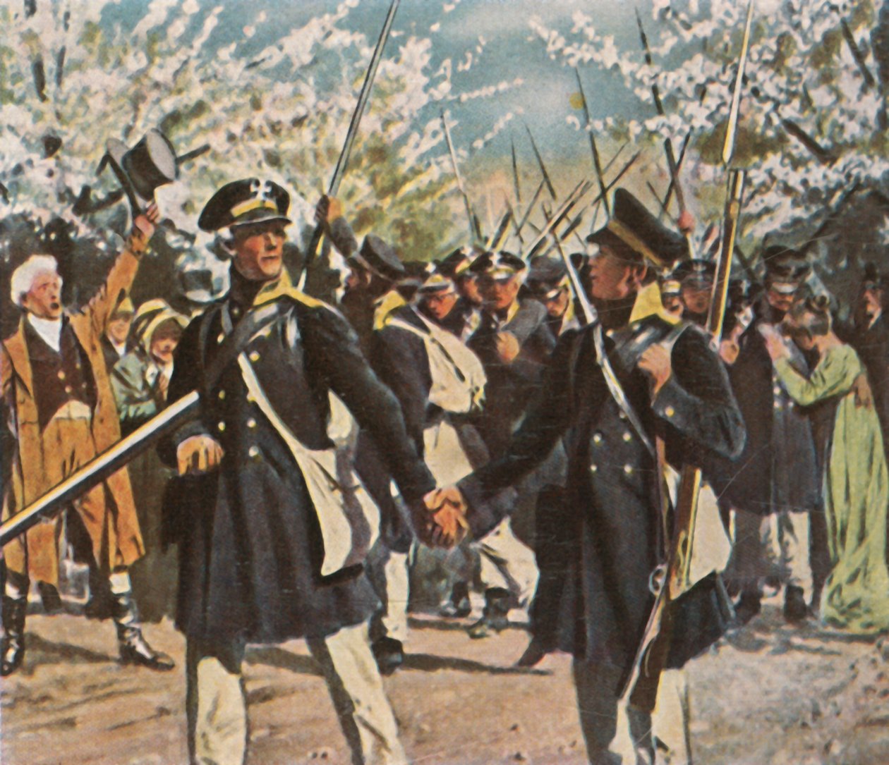 Armeijan lähtö itsenäisyystaistelussa, kevät 1813, 1936. tekijältä Unbekannt