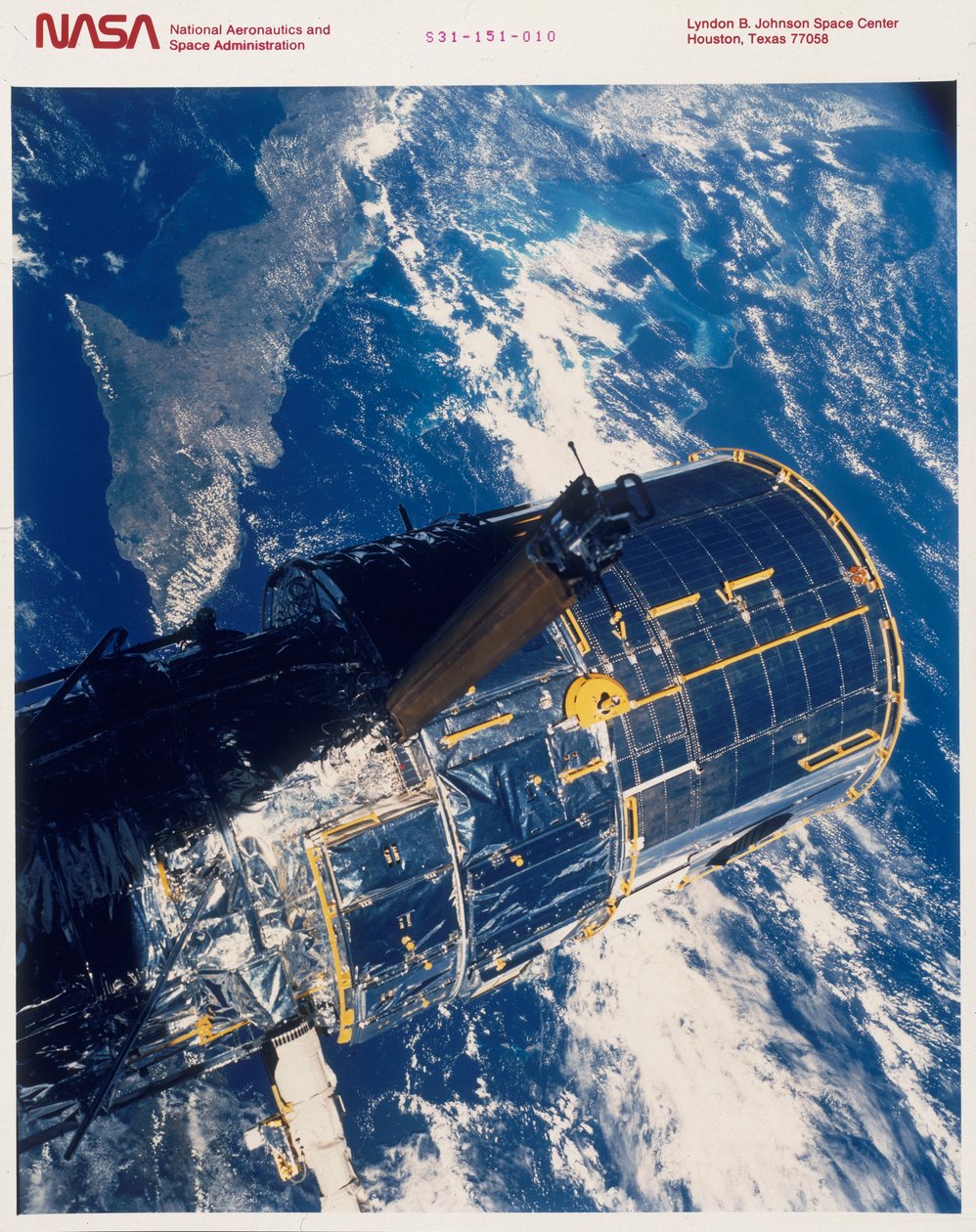 Hubble-avaruusteleskoopin käyttöönotto, 1990 tekijältä Unbekannt