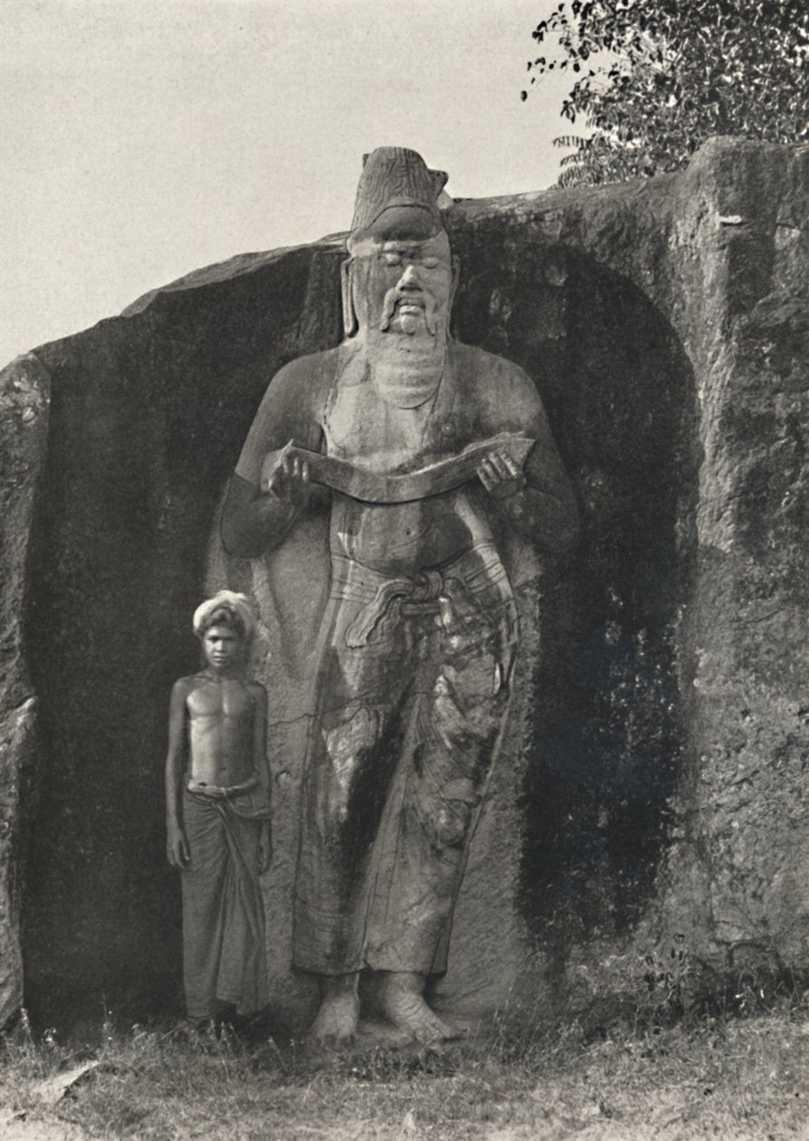 Perinteen mukaan Parakrama Bahus I Suuren patsas 1164-1197 jKr, Pollonnaruwa, 192 tekijältä Unbekannt