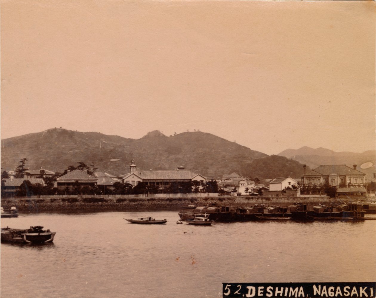 Deshima, Nagasaki, 1890-1900 tekijältä Unbekannt
