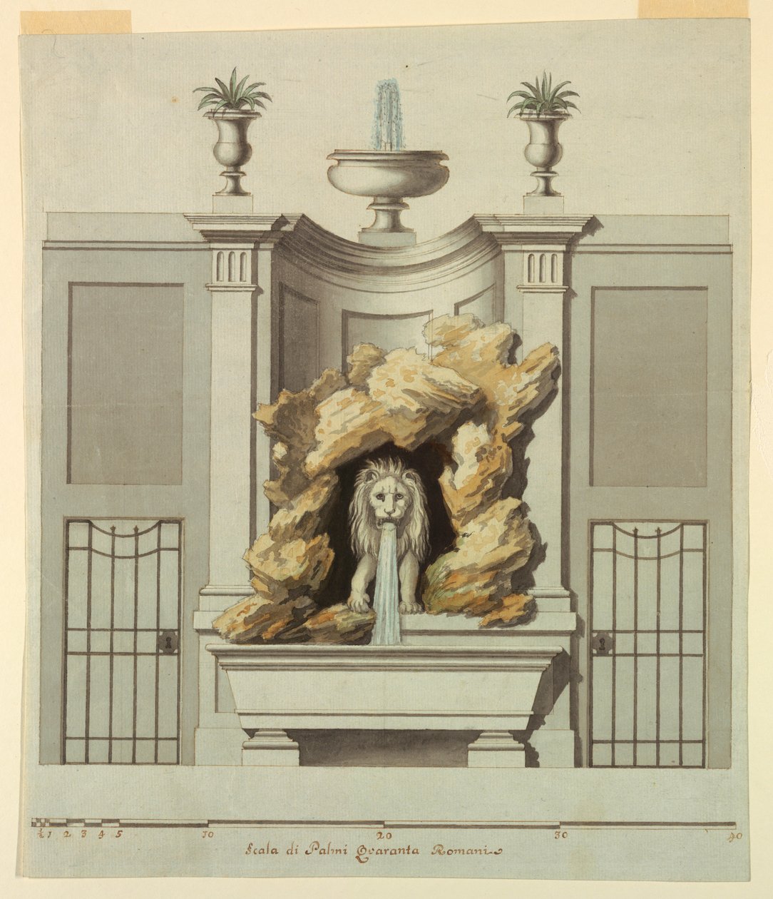 Suunnittelu Wall Fountain tekijältä Unbekannt