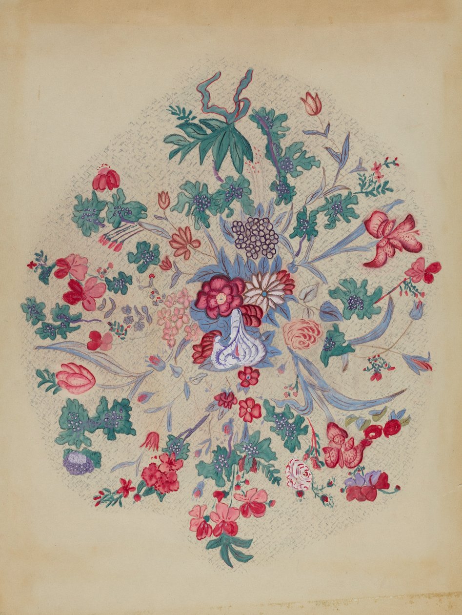 Yksityiskohta Appliqued Quilt, 19351942. tekijältä Unbekannt