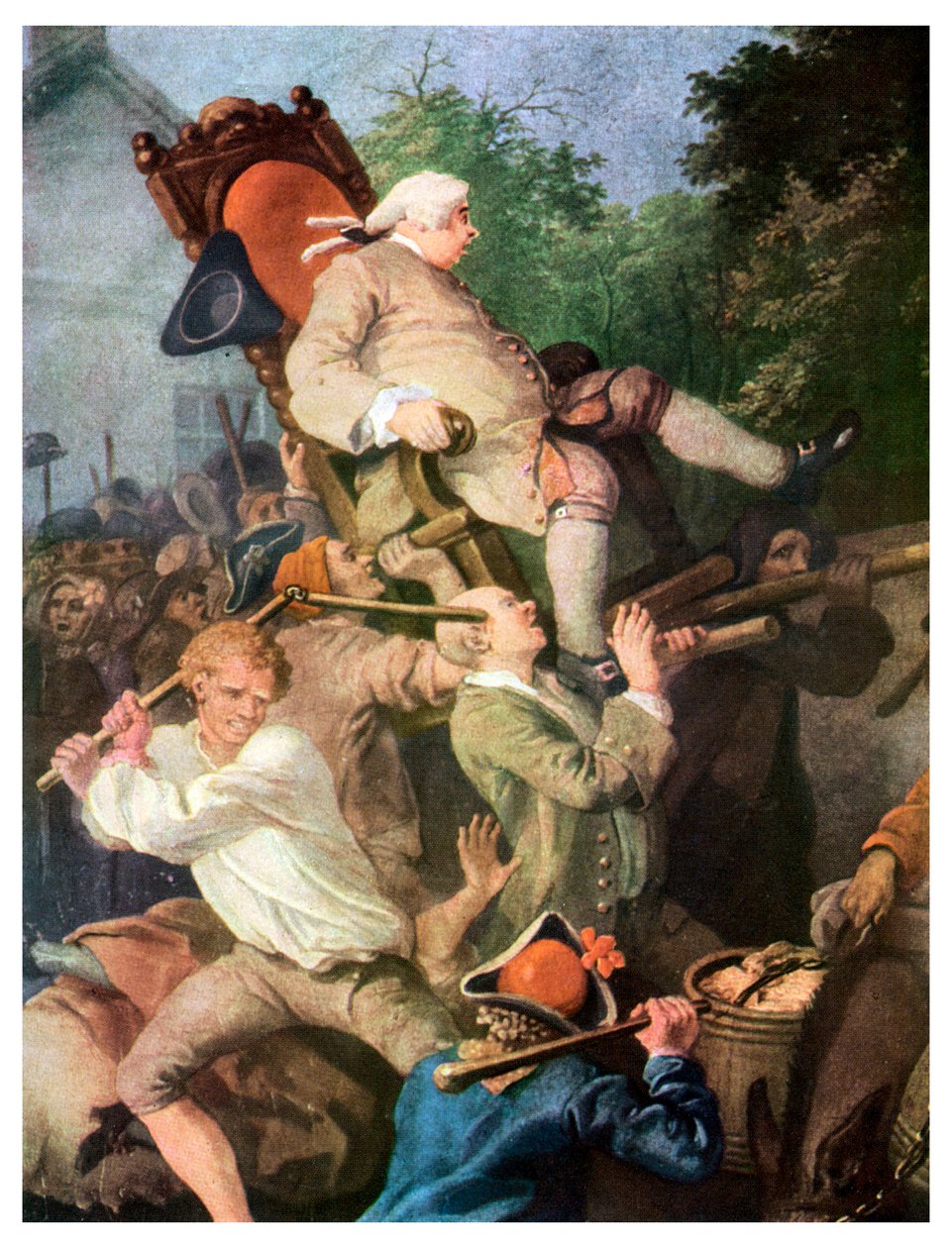 Yksityiskohta jäsenen puheenjohtajana, William Hogarth, 1755 1956 tekijältä Unbekannt