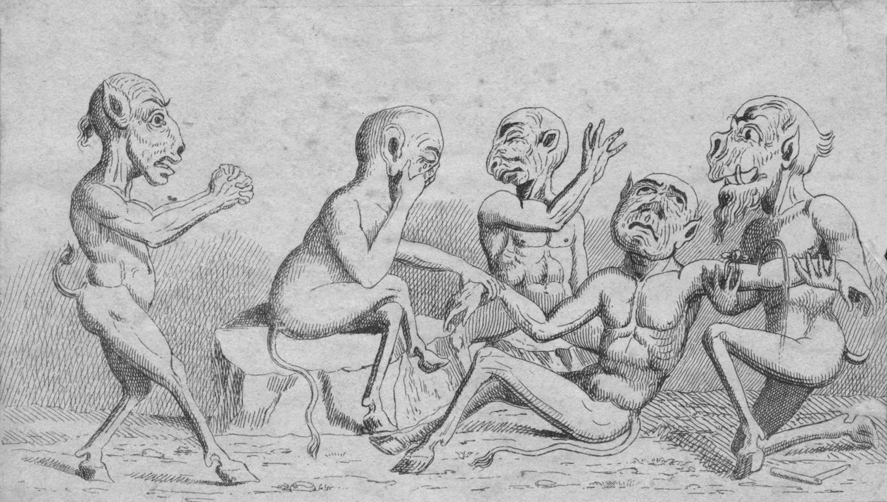 Devils at Home - Breathing a Vein, 1800-luku tekijältä Unbekannt