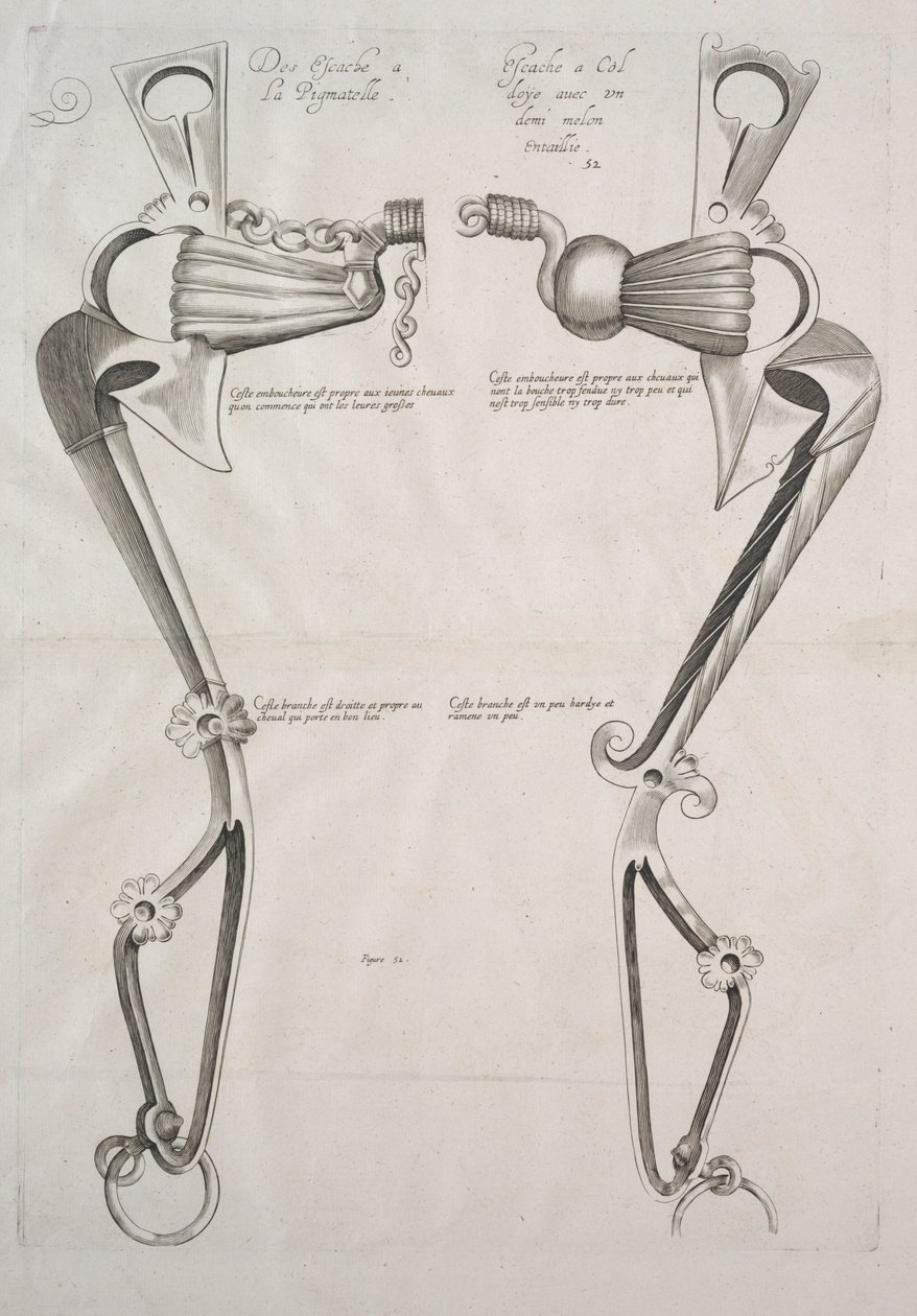 Kaavio Horses Bitille, 1700-luku. tekijältä Unbekannt