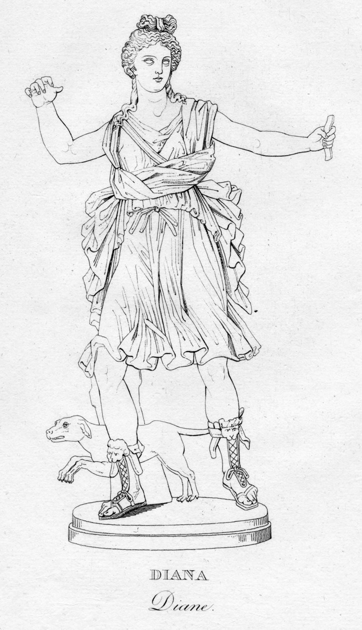 Diana Diane, 1850 tekijältä Unbekannt