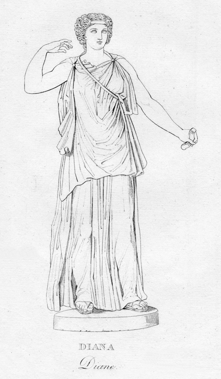 Diana Diane, 1850 tekijältä Unbekannt