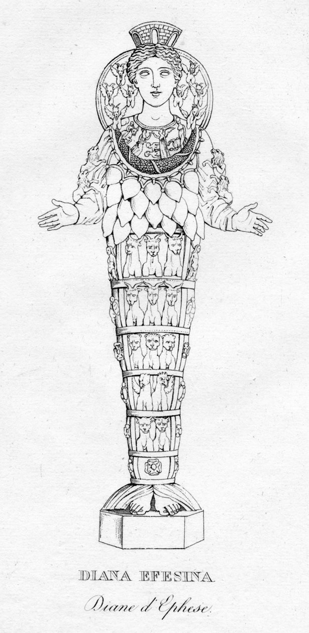 Diana Efesina Diane dEphese, c1850 tekijältä Unbekannt