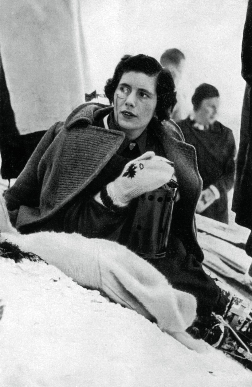Diana Gordon Lennox, kanadalainen hiihtäjä, talviolympialaiset, Garmisch-Partenkirchen, Saksa, 1936 tekijältä Unbekannt