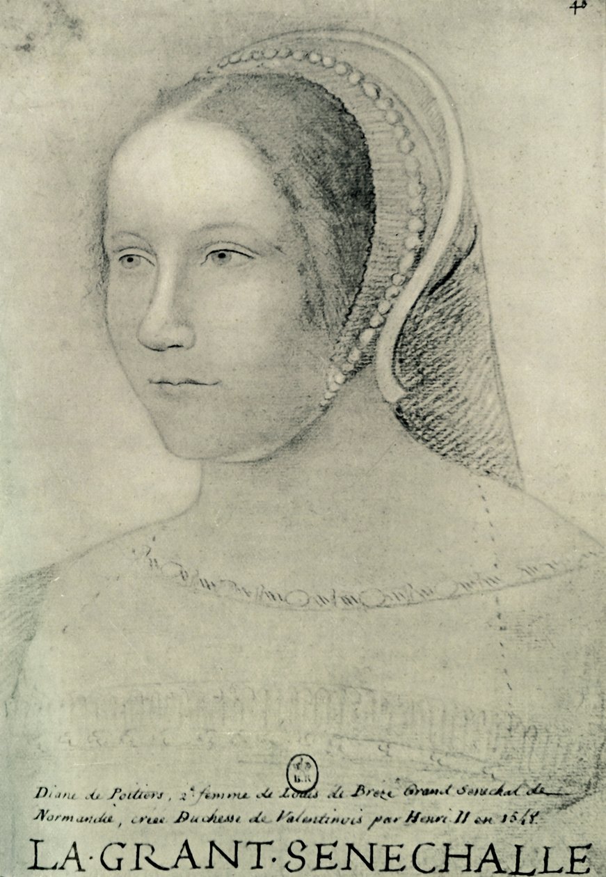 Diana Poitiers, 1525, 1907. tekijältä Unbekannt
