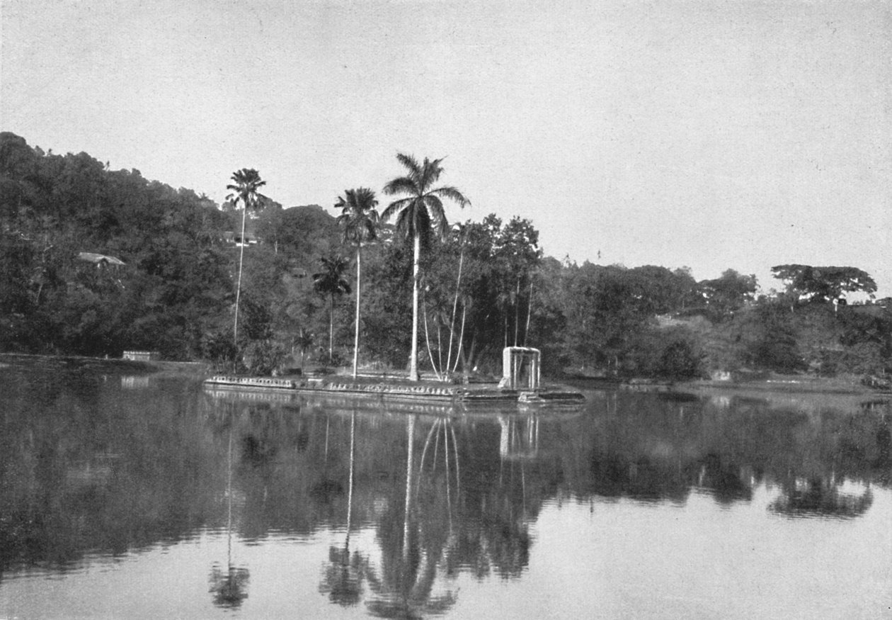 Saari Kandyjärvessä, 1926 tekijältä Unbekannt