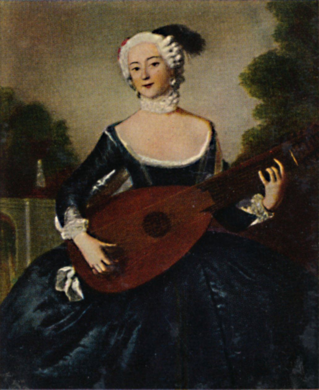 Suosikkisisko Friedr. D. Gr. 1709-1758. - Pesnen maalaus, 1934. tekijältä Unbekannt