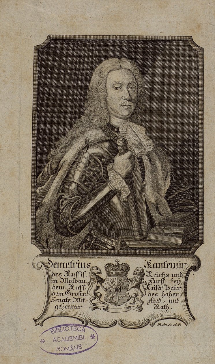 Dimitrie Cantemir 1673-1723, 1771 tekijältä Unbekannt