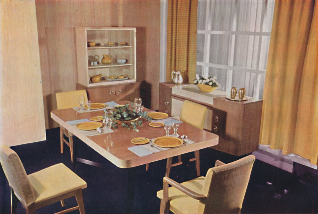 Ruokasaliryhmä linnunsilmävaahterassa, 1942. tekijältä Unbekannt