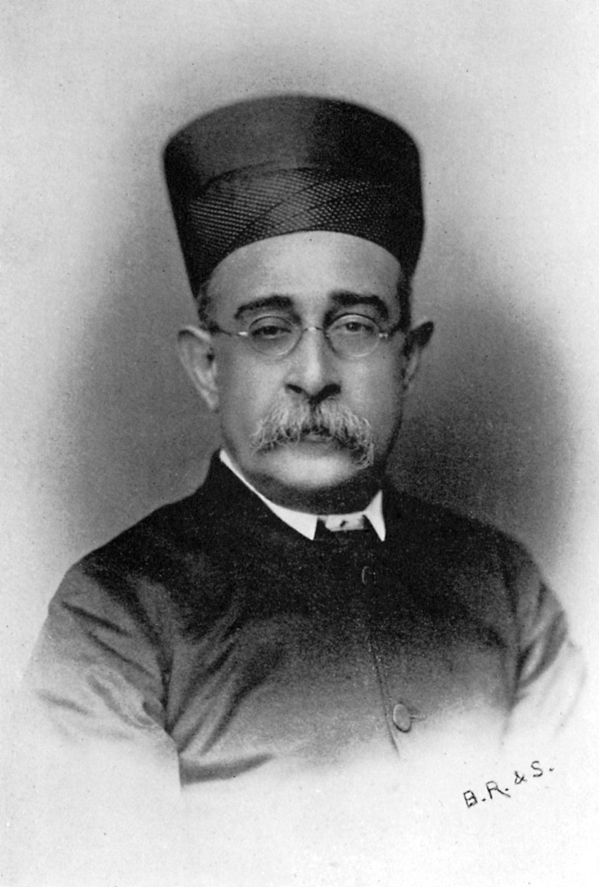 Dinshaw Edulji Wacha, parsi-intialainen poliitikko, 1902-1903 tekijältä Unbekannt