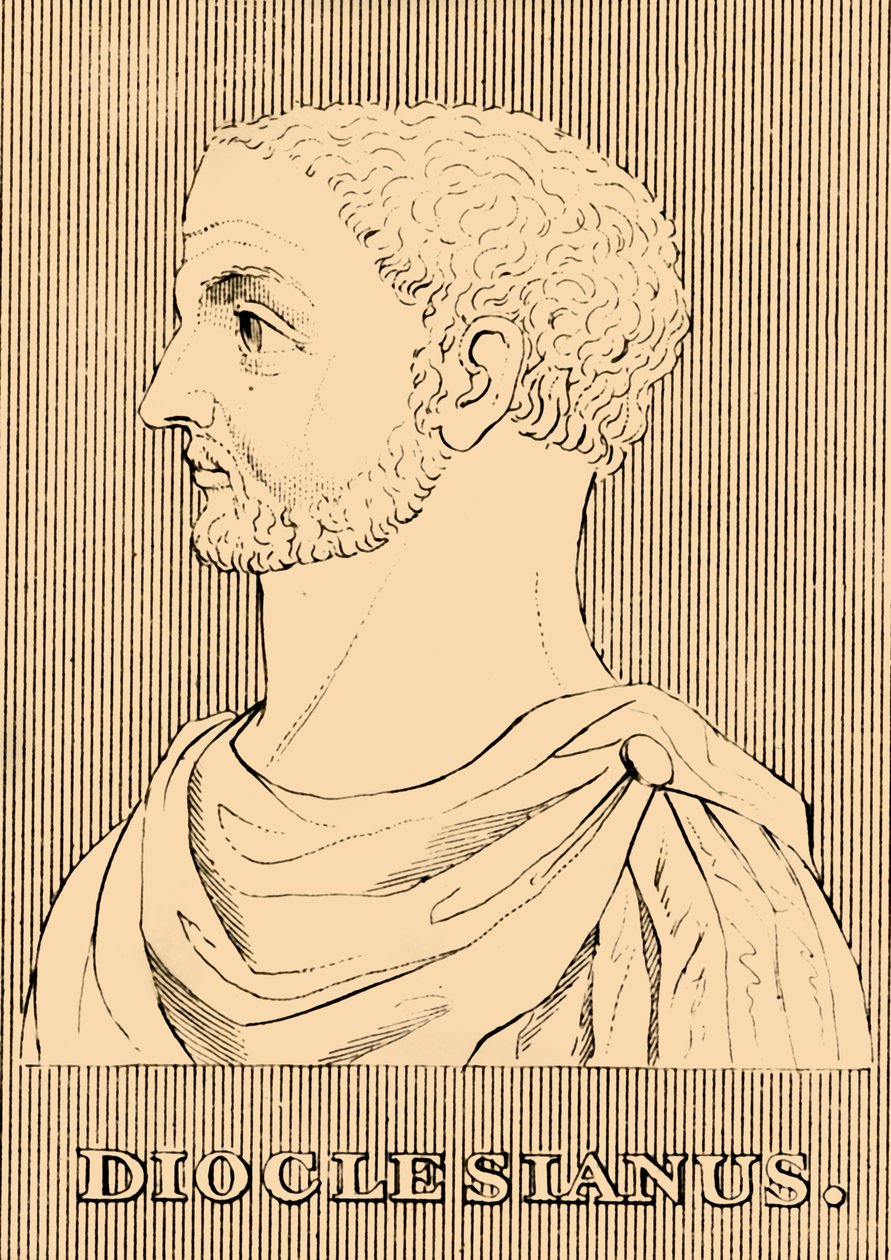Dioclesianus, 244-311, 1830. tekijältä Unbekannt