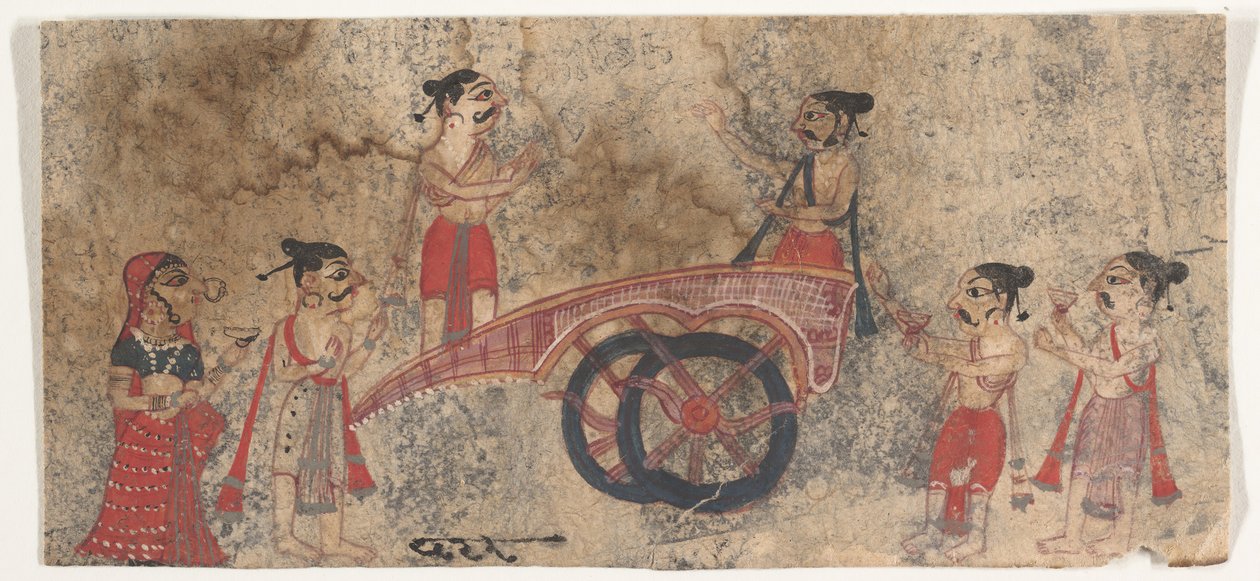 Disputations on a Chariot, 1650-60. tekijältä Unbekannt