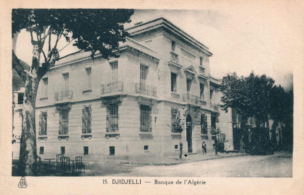 Djidjelli - Algerian pankki, vuodelta 1940 tekijältä Unbekannt