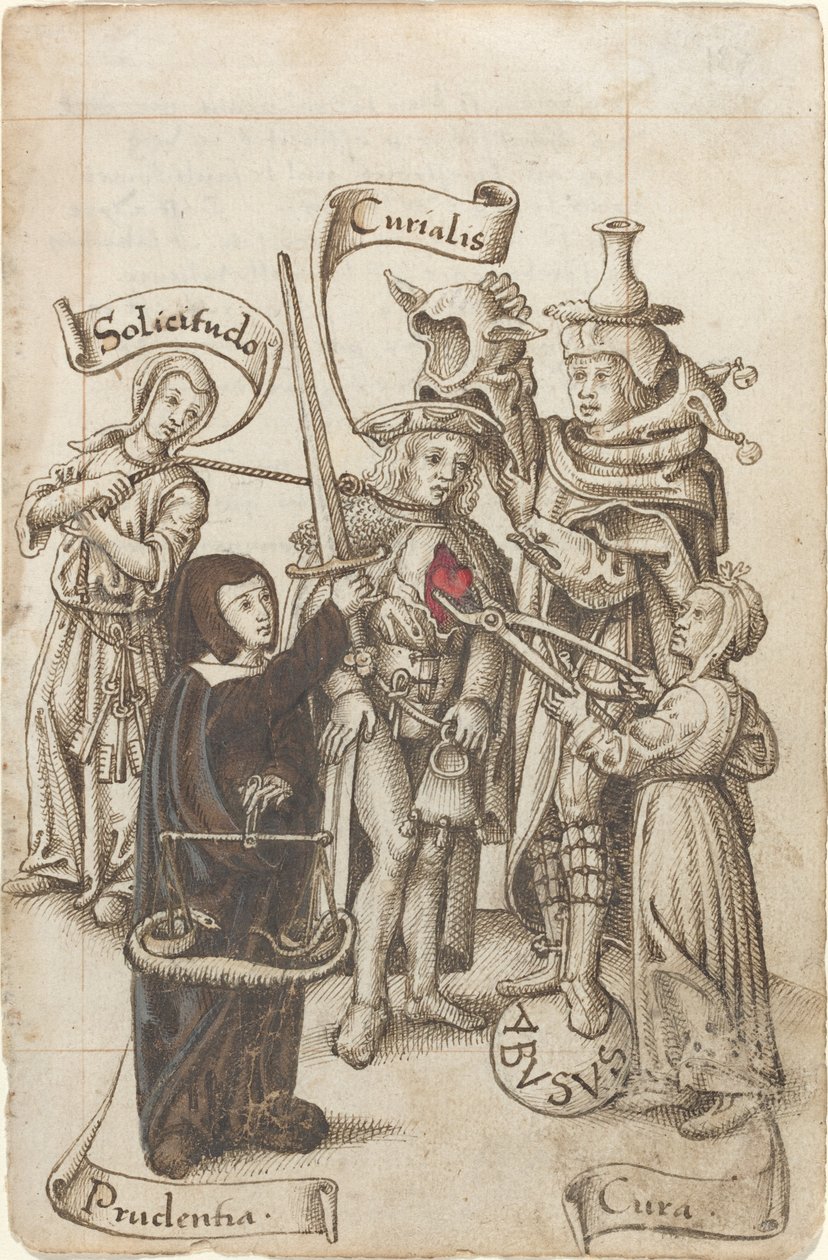 Älä syö sydämesi ulos [fol. 22 recto], c. 15121515. tekijältä Unbekannt