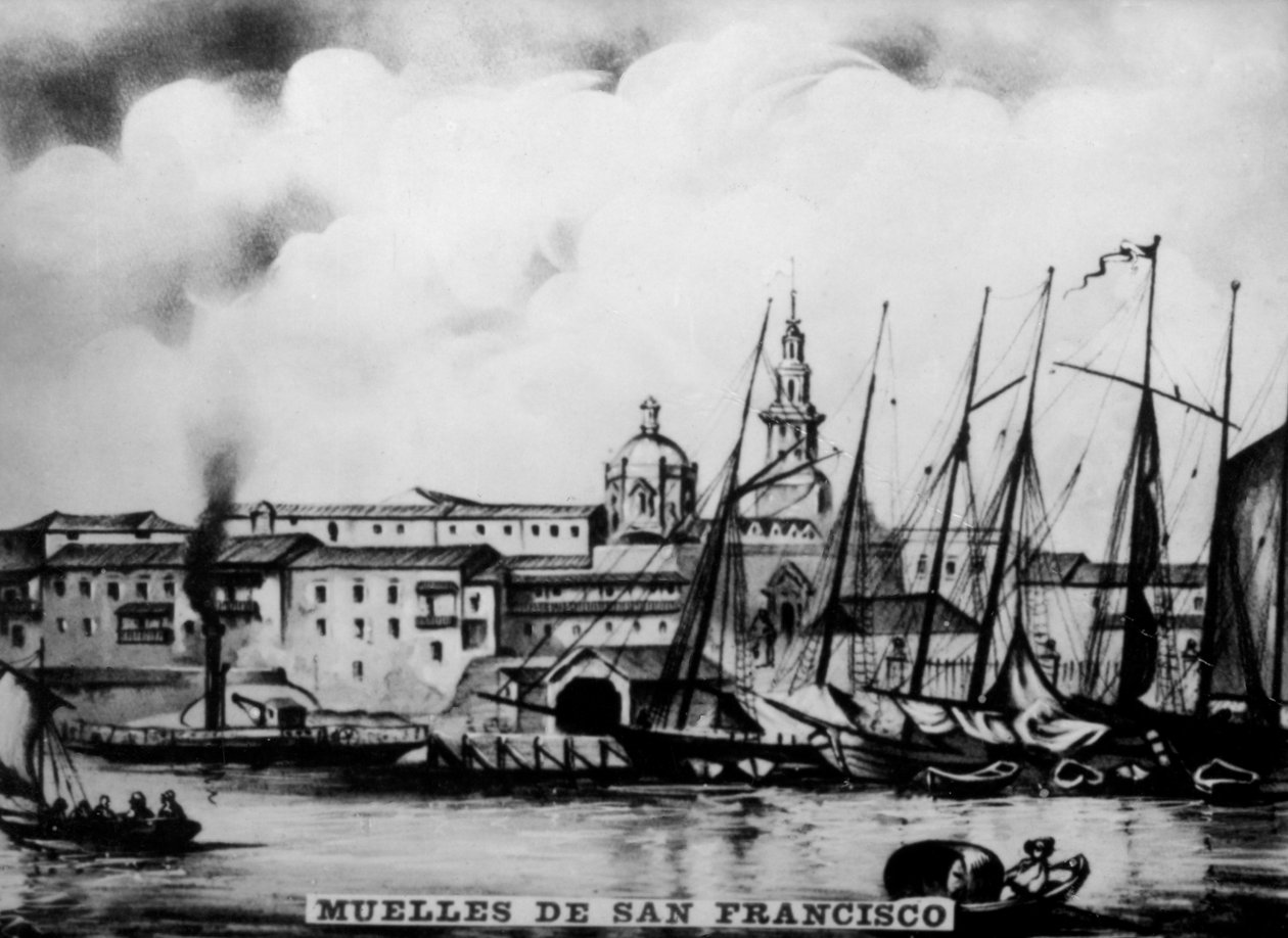 San Franciscon satama, 1800-luku, 1920-luku tekijältä Unbekannt