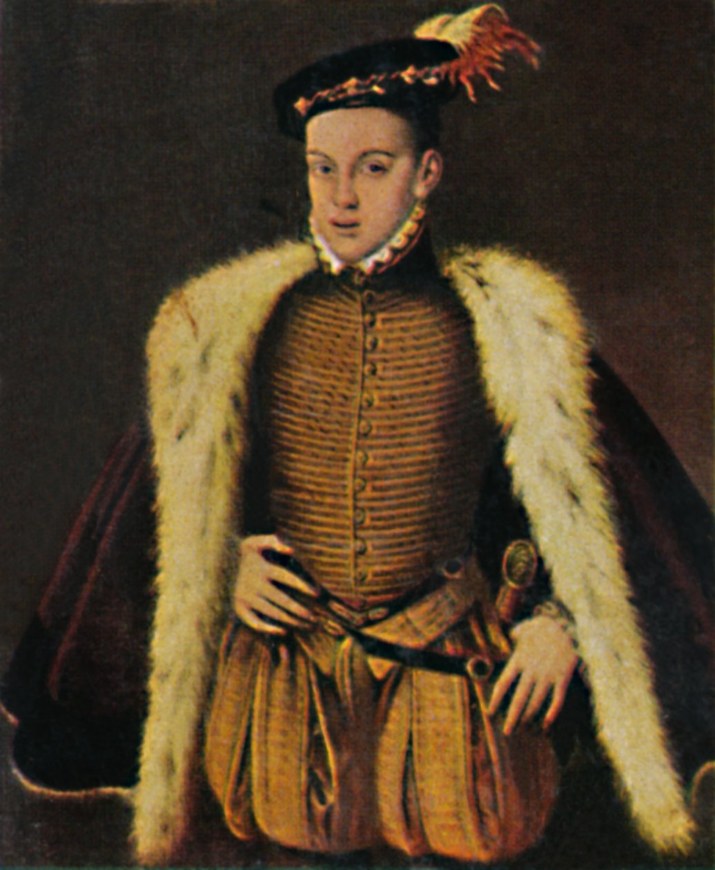 Don Carlos 1545-1568. - Sanchez Coellon maalaus, 1934. tekijältä Unbekannt
