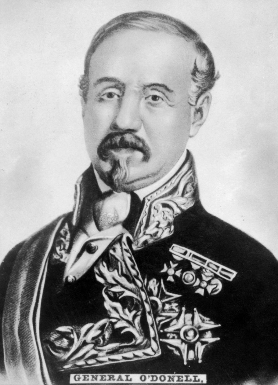 Don Leopoldo ODonnell y Jorris 1809-1867, espanjalainen kenraali ja valtiomies, c1910 tekijältä Unbekannt
