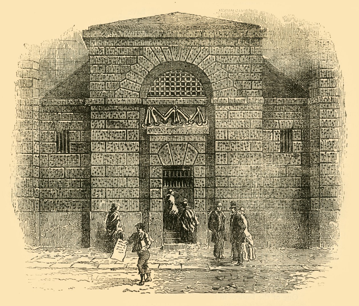 Newgaten ovi, c1872. tekijältä Unbekannt