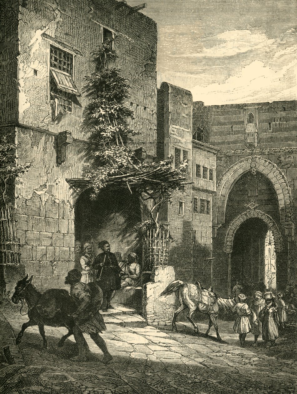Mamelukien ovi, Citadel, Kairo, 1890. tekijältä Unbekannt