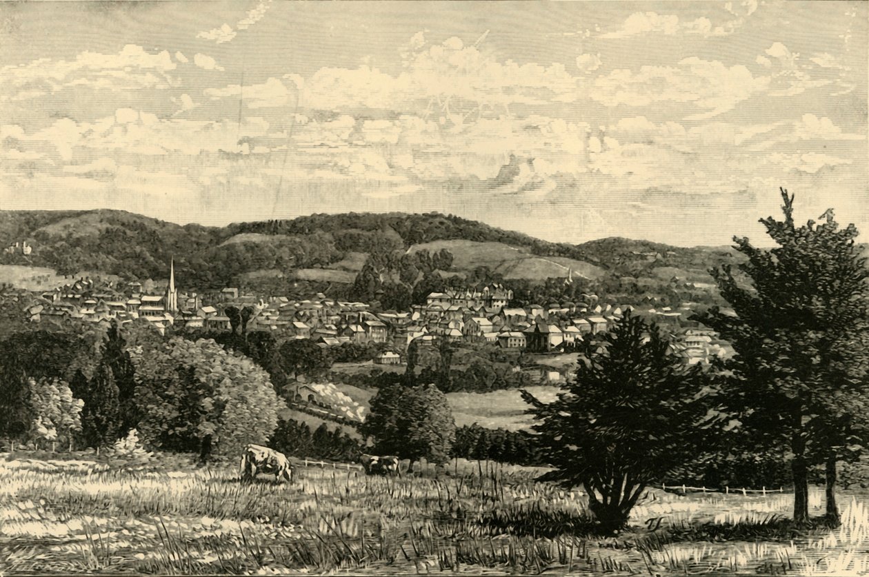 Dorking, tieltä Denbiesiin, 1898. tekijältä Unbekannt