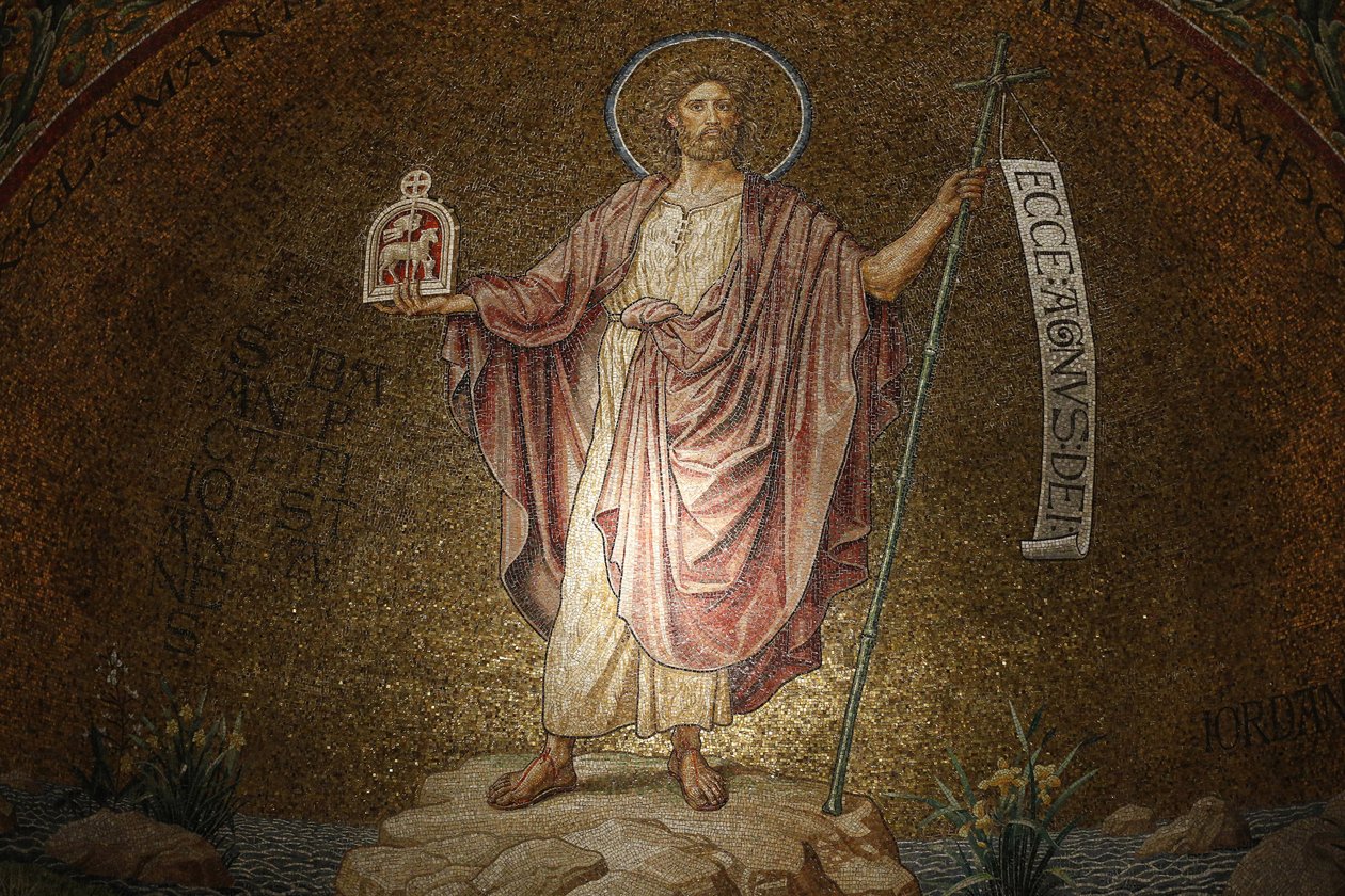 Dormition Abbey, Johannes Kastajan mosaiikki, Jerusalem, Israel tekijältä Unbekannt