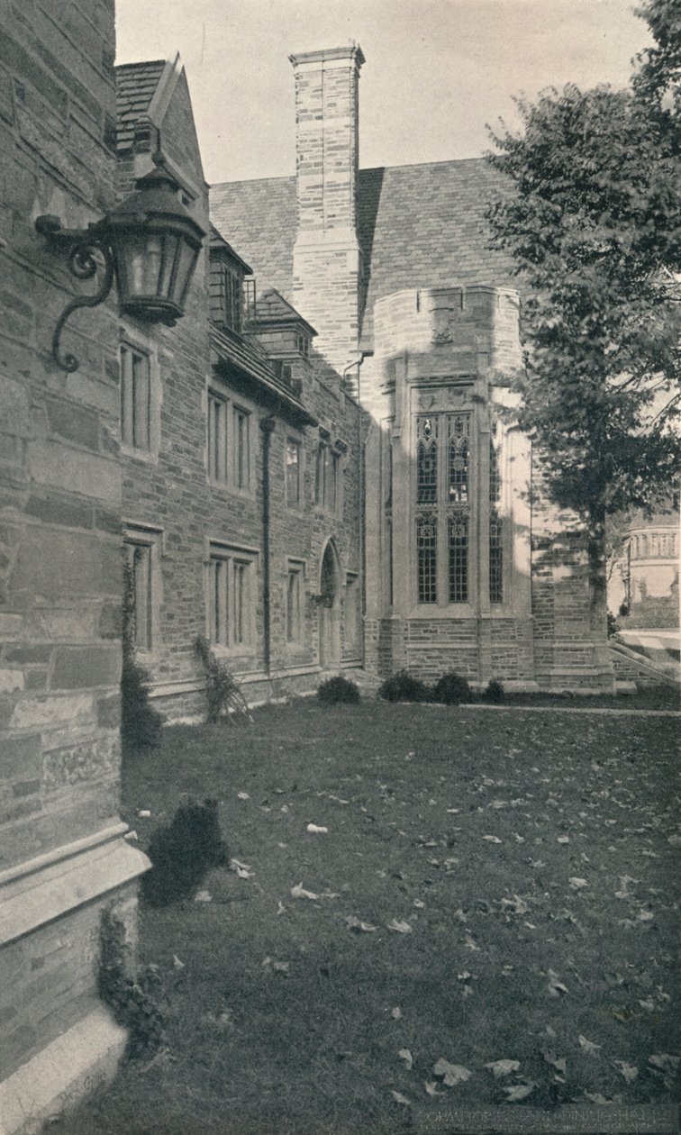 Asuntoloita ja ruokasali. Princetonin yliopisto, New Jersey, 1922 tekijältä Unbekannt