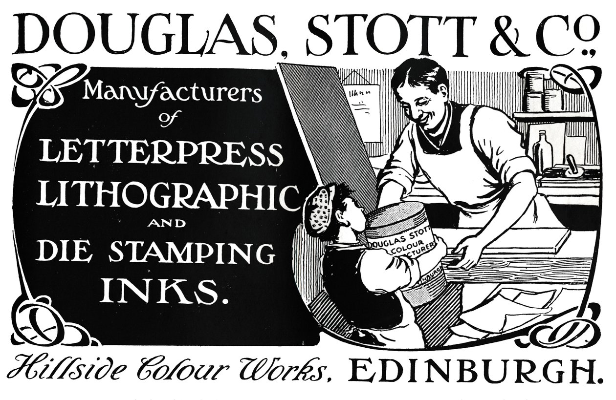 Douglas Stott & Co:n mainos, 1910 tekijältä Unbekannt