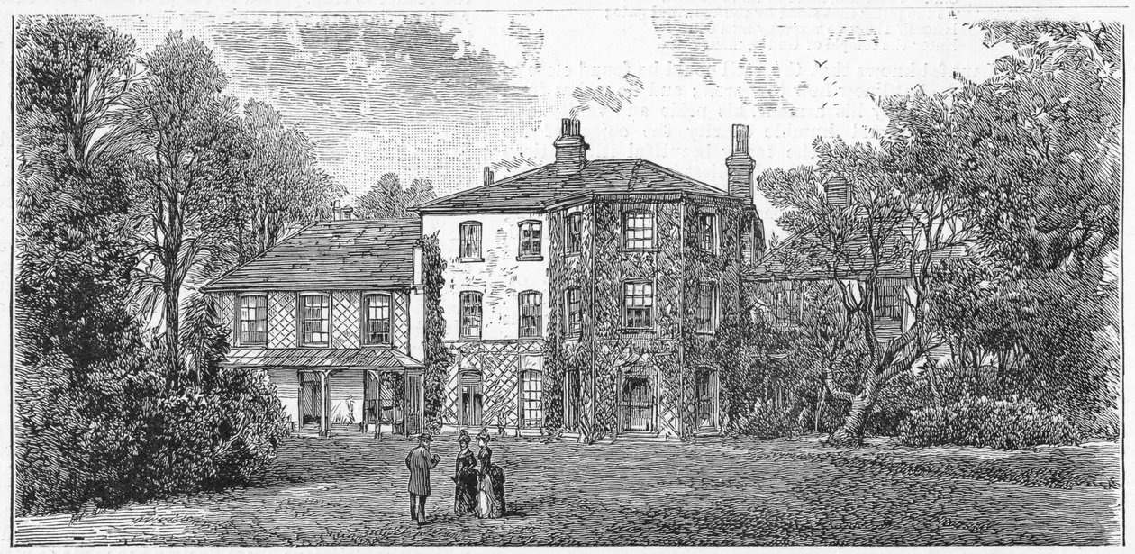 Down House, lähellä Beckenhamia, Kent, 1887 tekijältä Unbekannt