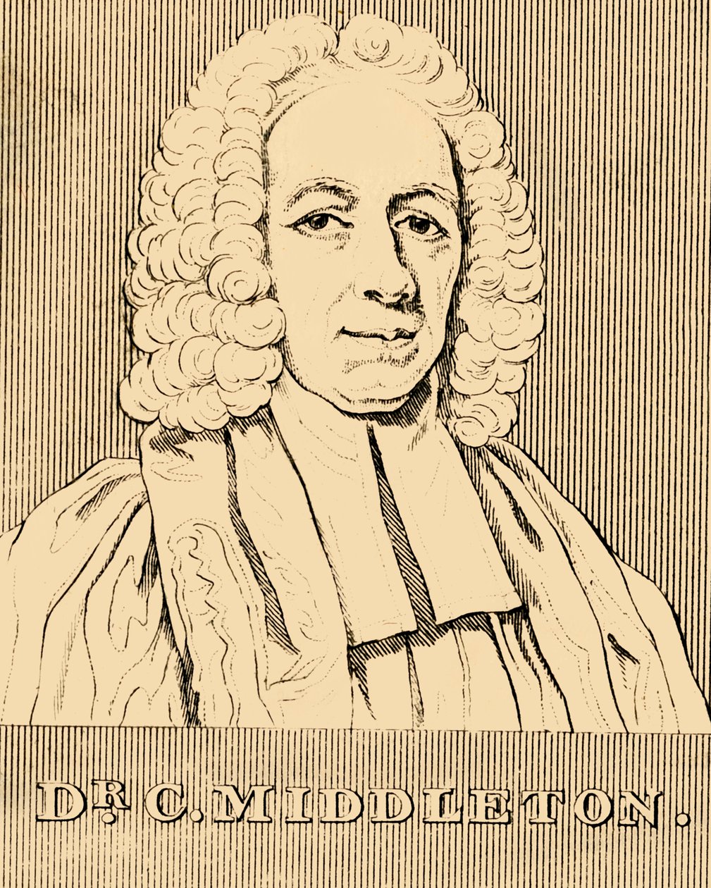 Dr. C. Middleton, 1683-1750, 1830. tekijältä Unbekannt