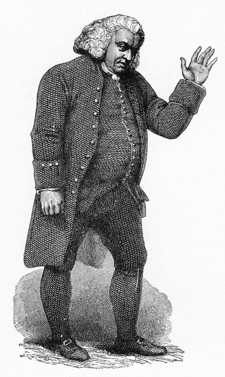 Tohtori Johnson, englantilainen kirjainmies, c1780 tekijältä Unbekannt