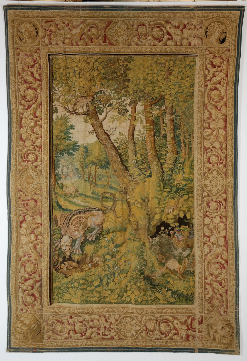 Lohikäärme syö munia Tapestry, 1600-luvun puoliväli. tekijältä Unbekannt
