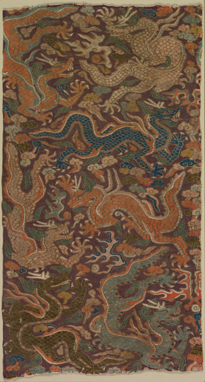 Dragons Chasing Flaming Pearls, 1200-luku tai sitä vanhempi. tekijältä Unbekannt