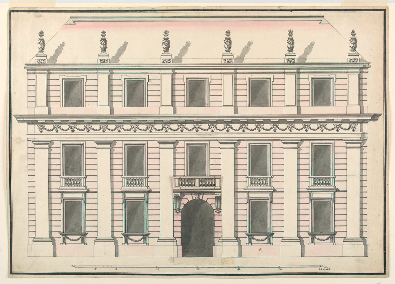 Piirustus, 1770-90 tekijältä Unbekannt