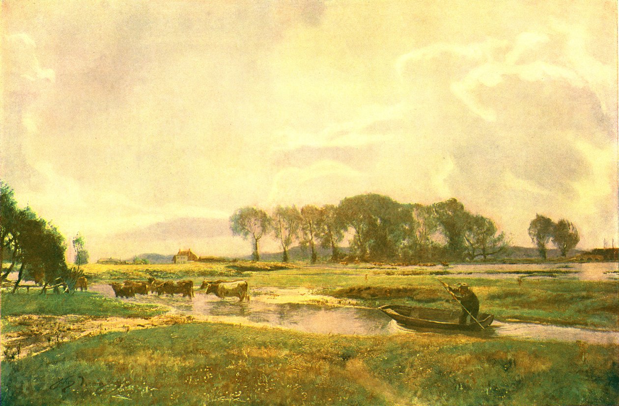 Driving The Cows, Hampshire, 1892, c1902. tekijältä Unbekannt