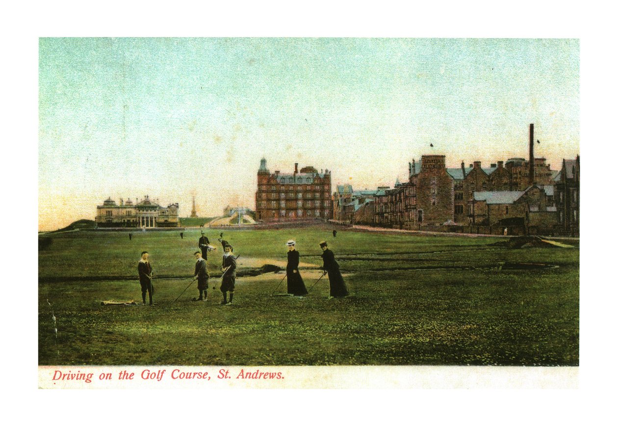 Ajo golfkentällä, St. Andrews tekijältä Unbekannt