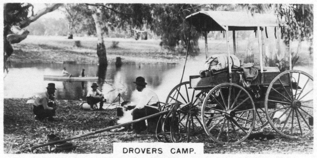 Drovers-leiri, Australia, 1928 tekijältä Unbekannt