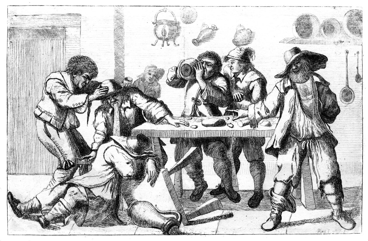 Humalaiset hahmot, 1600-luku tekijältä Unbekannt