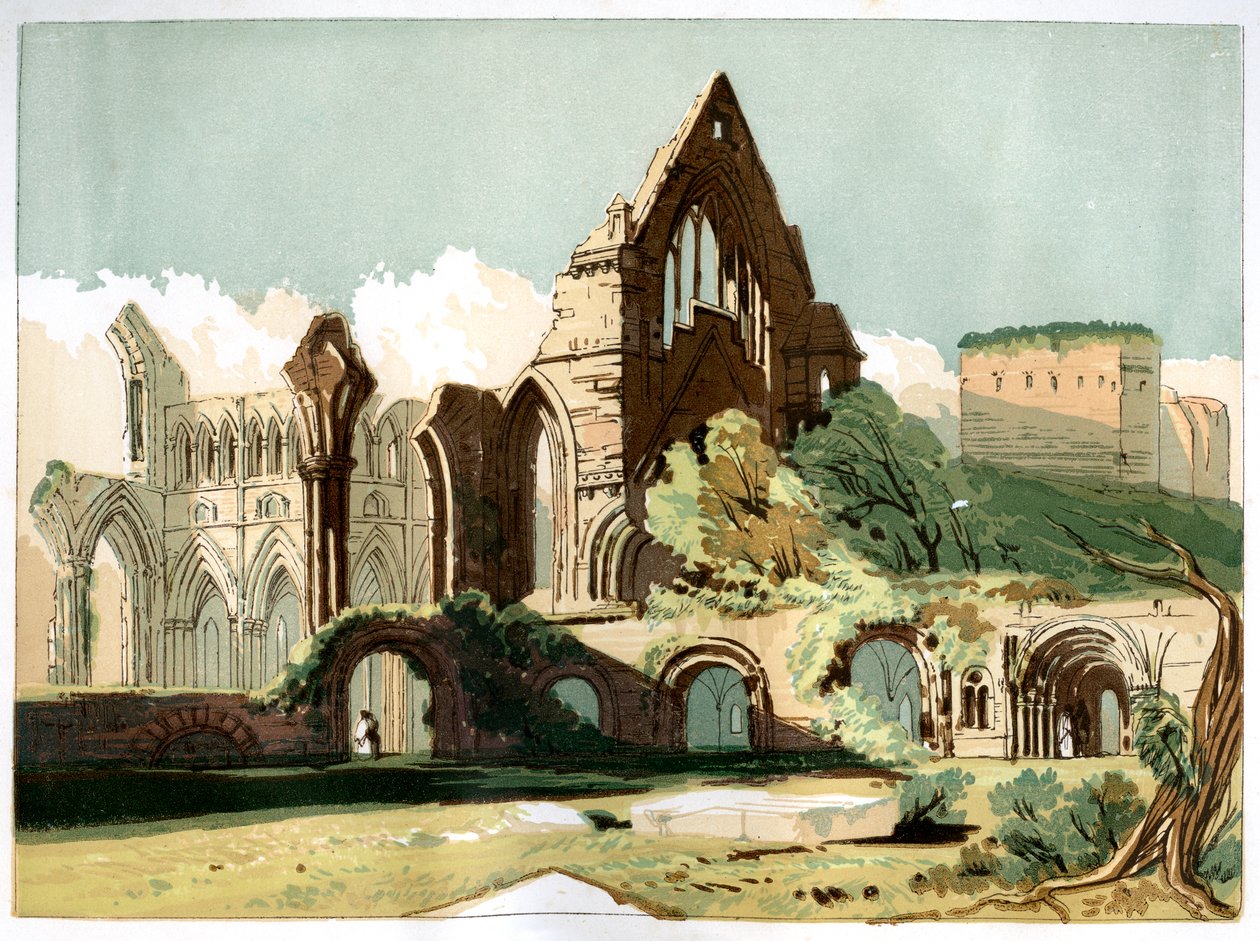 Dryburgh Abbey, 1850 tekijältä Unbekannt
