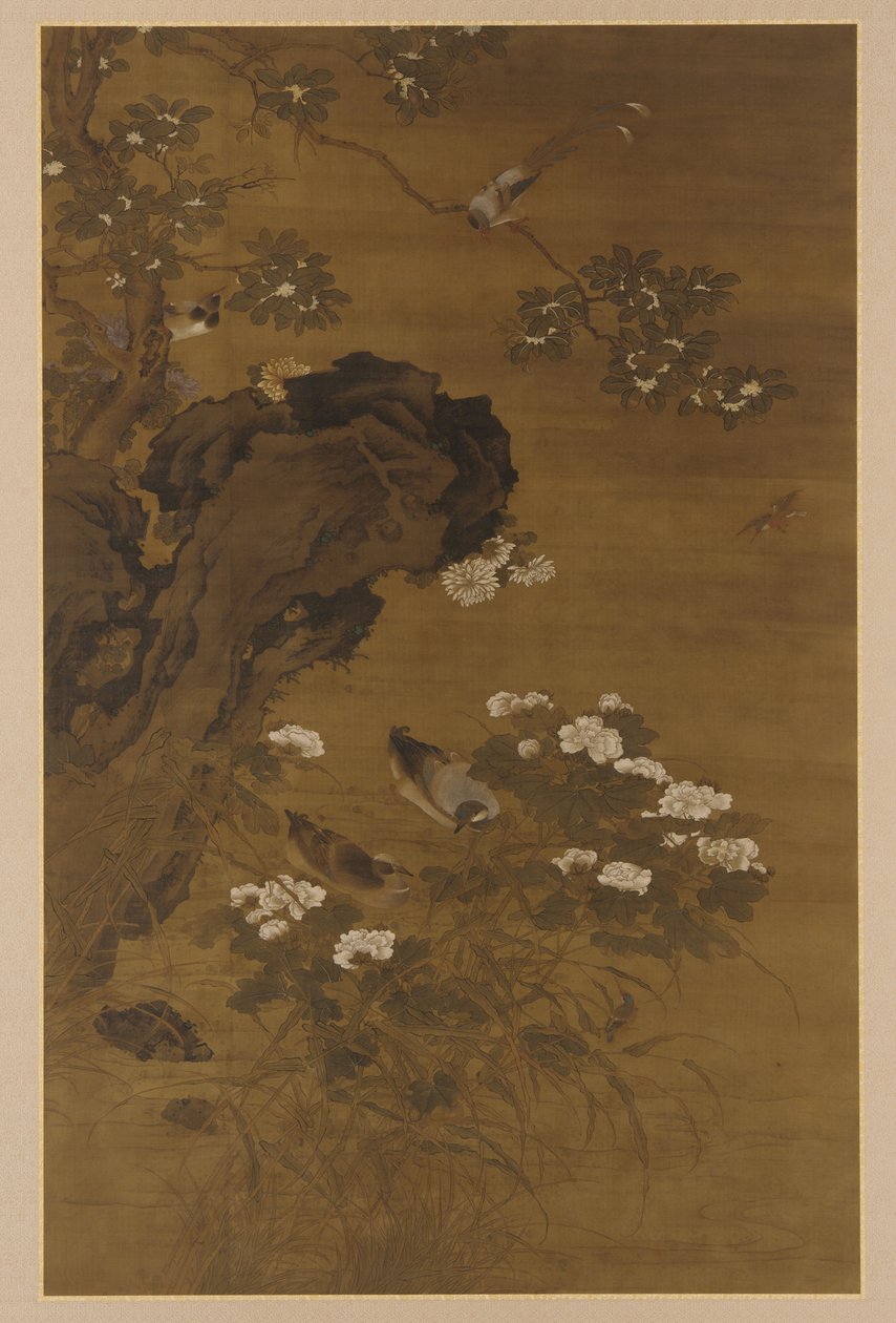 Ducks on the Autumn Stream, Ming-dynastia, 1500-1600-luku. tekijältä Unbekannt