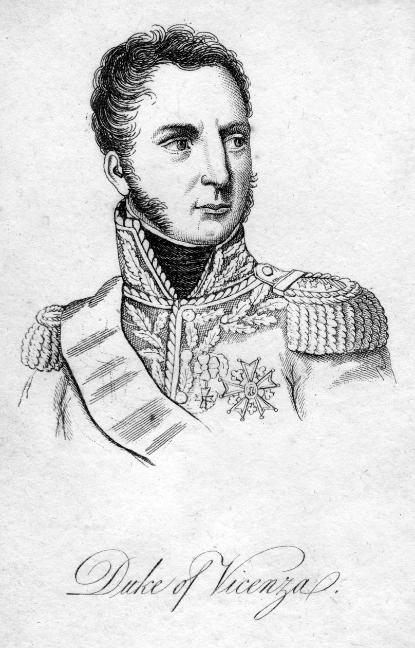 Vicenzan herttua, 1800-luku tekijältä Unbekannt